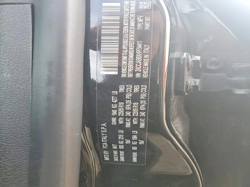 2017 JEEP RENEGADE LATITUDE  