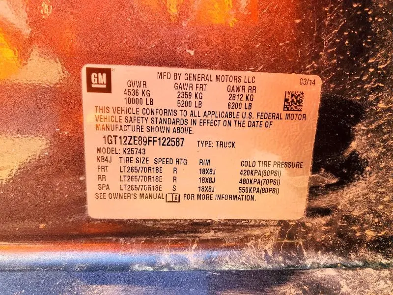 2015 GMC SIERRA K2500 SLT  