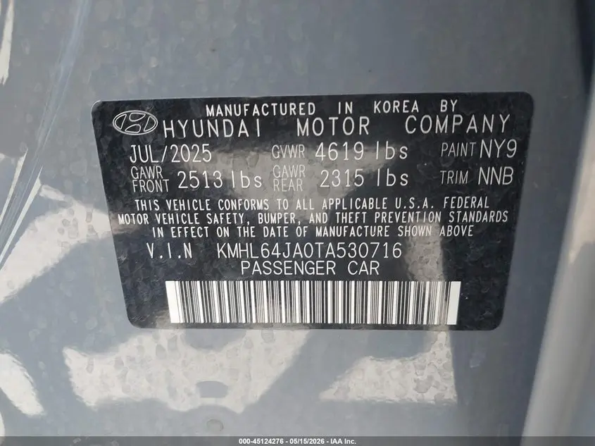 2026 HYUNDAI SONATA SEL SPORT
