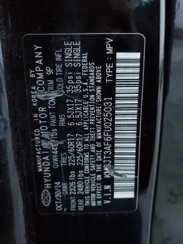 2015 HYUNDAI TUCSON GLS  