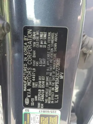 2012 KIA SPORTAGE BASE  