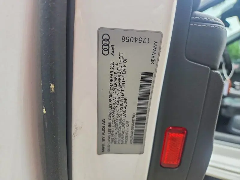 2022 AUDI A4 PREMIUM PLUS 45  