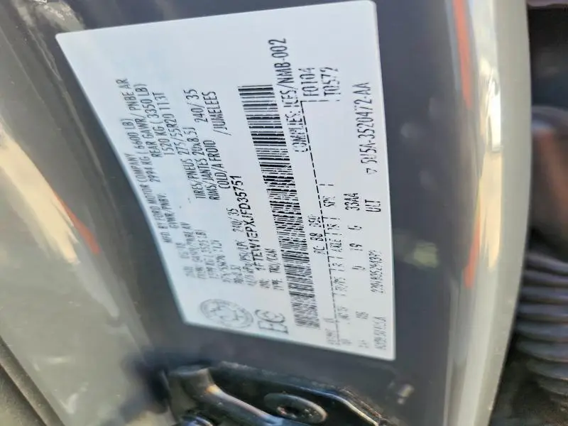 2018 FORD F150 SUPERCREW  