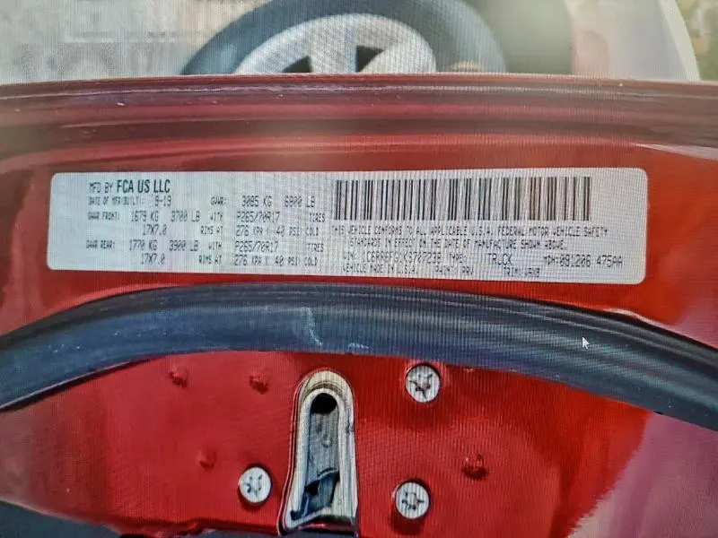 2019 RAM 1500 CLASSIC TRADESMAN  