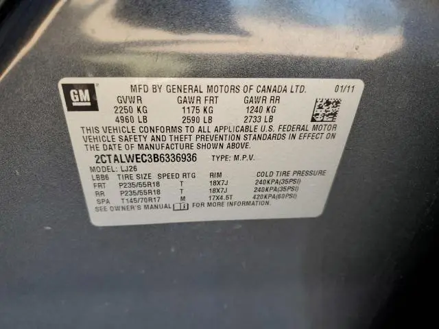 2011 GMC TERRAIN SLT  