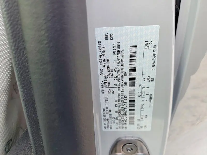 2026 FORD ESCAPE ST LINE  