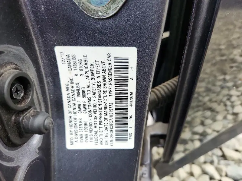 2018 HONDA CIVIC LX  