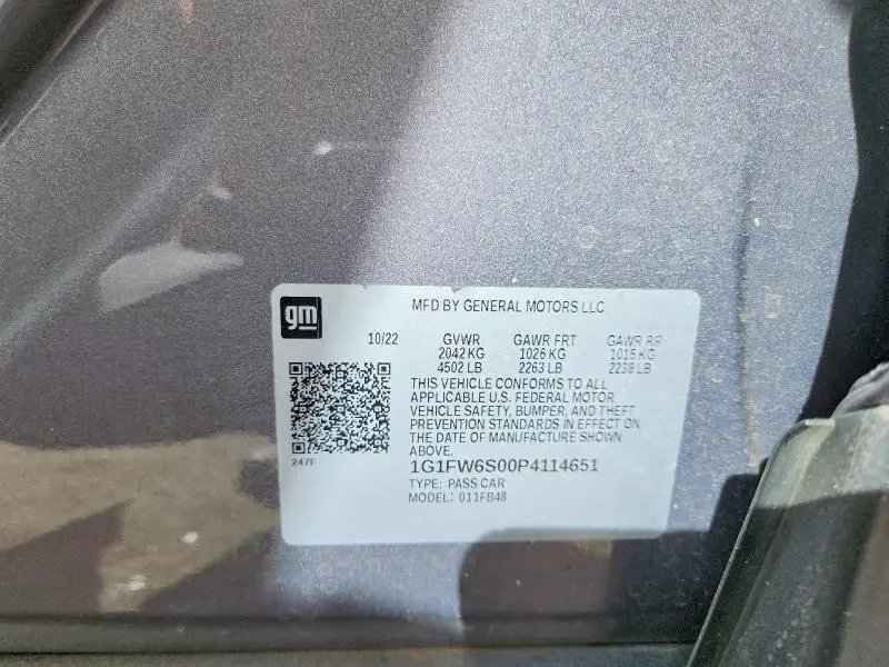 2023 CHEVROLET BOLT EV 1LT  