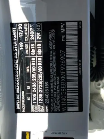 2021 MERCEDES-BENZ GLC 300 4MATIC  