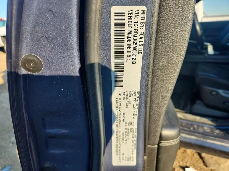 2021 DODGE DURANGO GT  