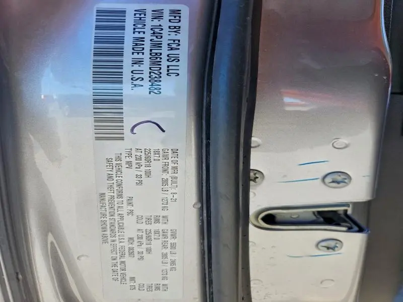 2021 JEEP CHEROKEE LATITUDE PLUS  