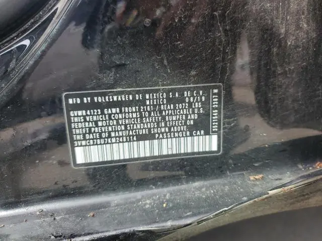 2019 VOLKSWAGEN JETTA S  