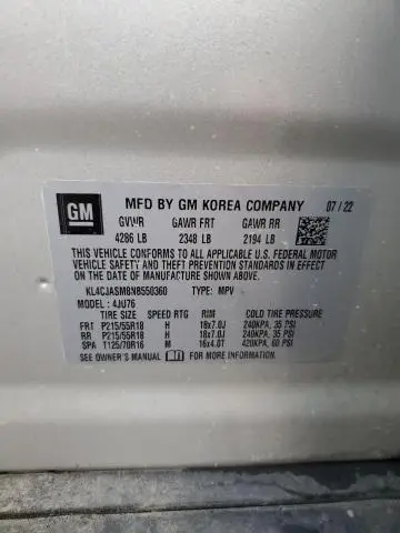 2022 BUICK ENCORE PREFERRED  