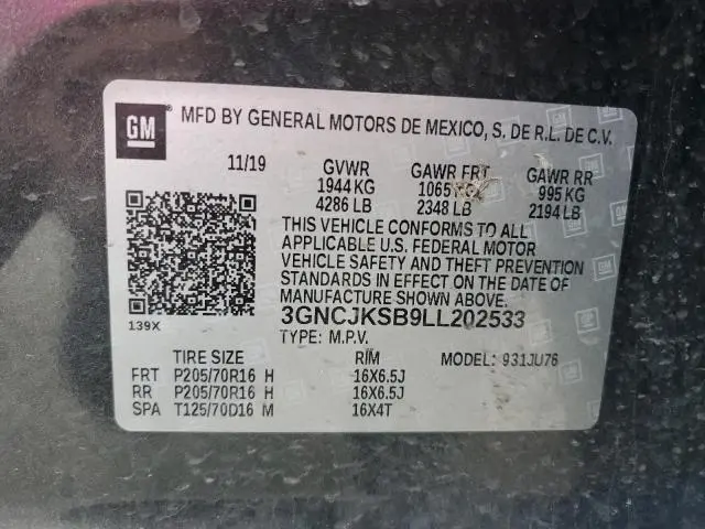 2020 CHEVROLET TRAX LS  