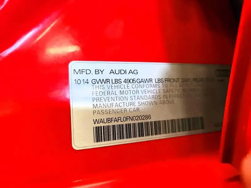 2015 AUDI A4 PREMIUM  