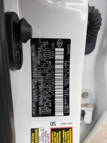 2020 TOYOTA CAMRY LE  