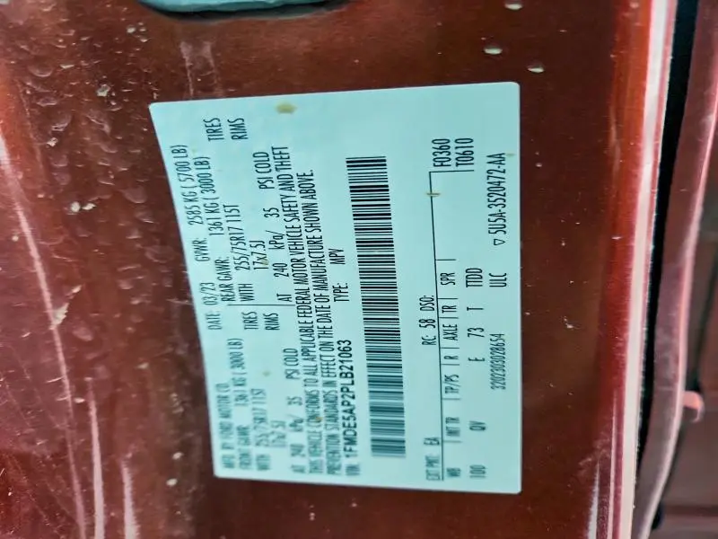 2023 FORD BRONCO BASE  