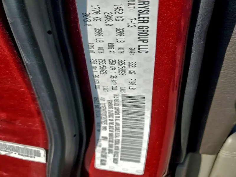 2013 DODGE DURANGO CREW  