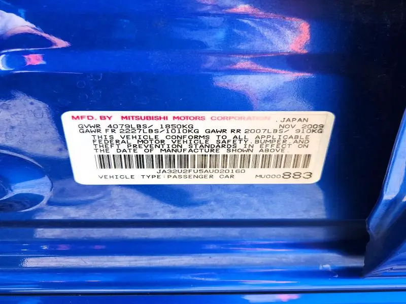 2010 MITSUBISHI LANCER ES/ES SPORT  