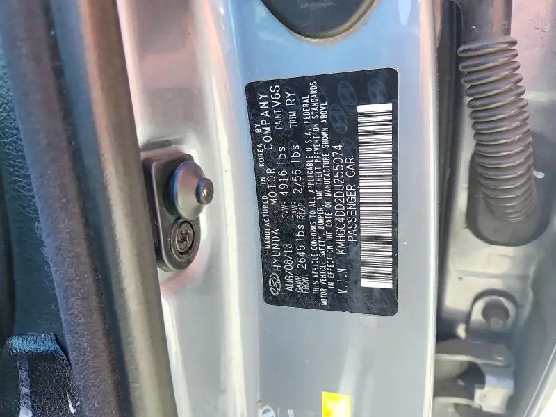 2013 HYUNDAI GENESIS 3.8L  