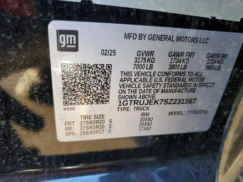 2025 GMC SIERRA K1500 ELEVATION-L  