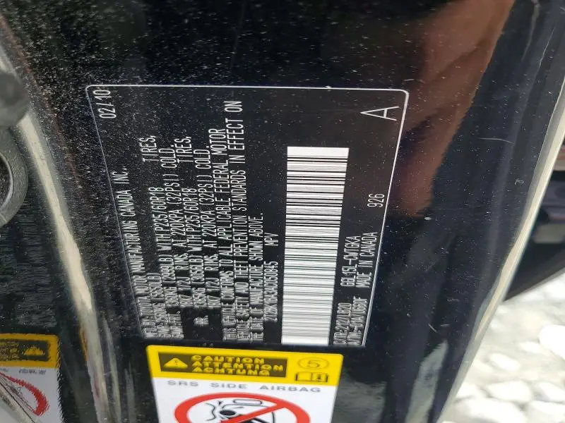 2010 LEXUS RX 350 BASE  