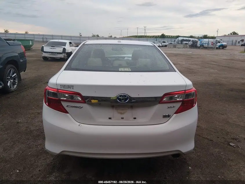2012 TOYOTA CAMRY HYBRID XLE