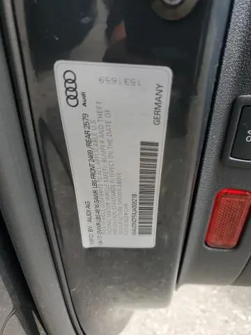 2018 AUDI A5 PREMIUM S LINE  