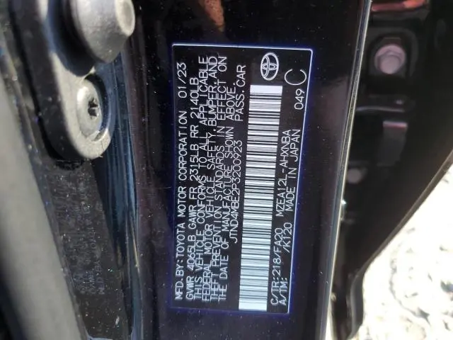 2023 TOYOTA COROLLA SE  