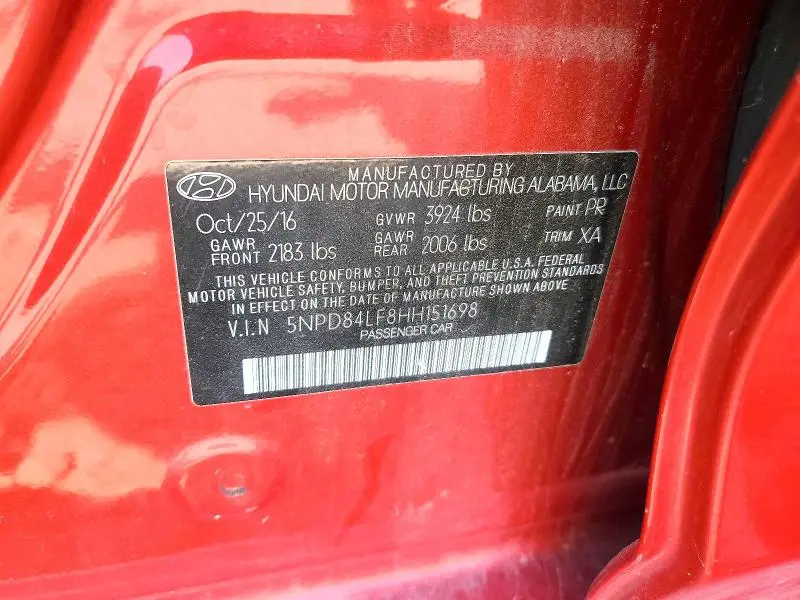 2017 HYUNDAI ELANTRA VALUE EDITION  