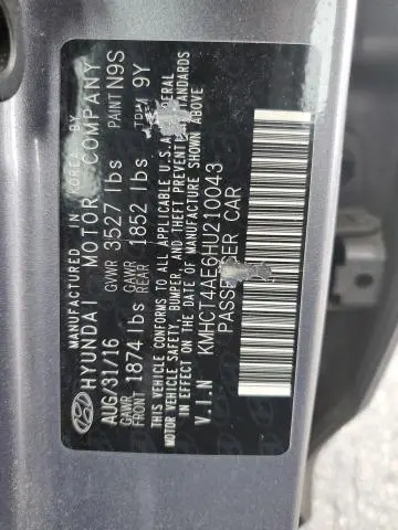 2017 HYUNDAI ACCENT SE  