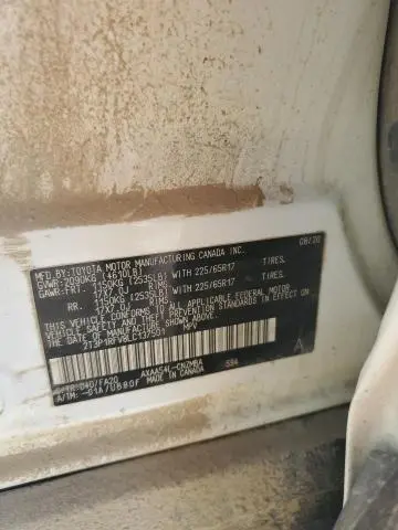 2020 TOYOTA RAV4 XLE  