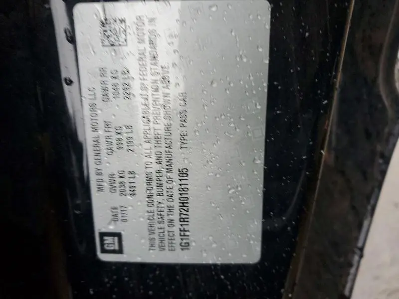 2017 CHEVROLET CAMARO SS  