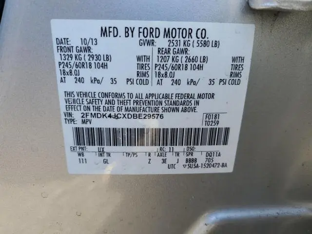 2013 FORD EDGE SEL