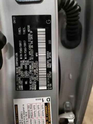 2021 TOYOTA 4RUNNER SR5/SR5 PREMIUM  