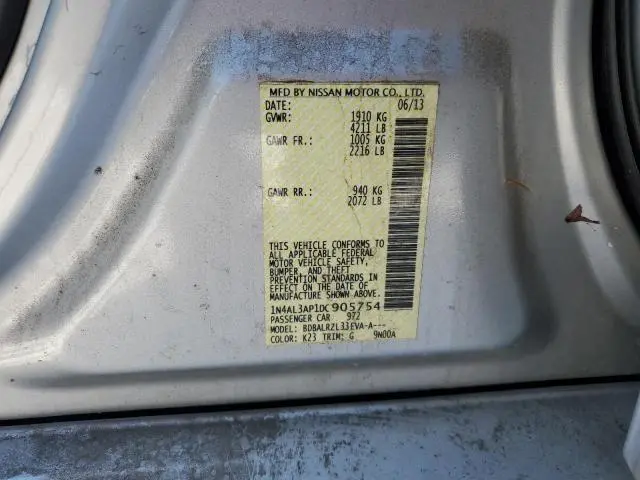 2013 NISSAN ALTIMA 2.5