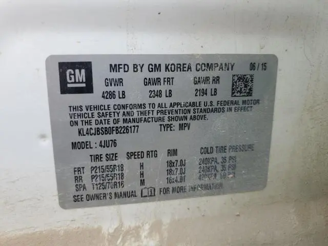 2015 BUICK ENCORE CONVENIENCE  