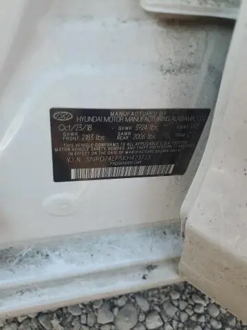 2019 HYUNDAI ELANTRA SE