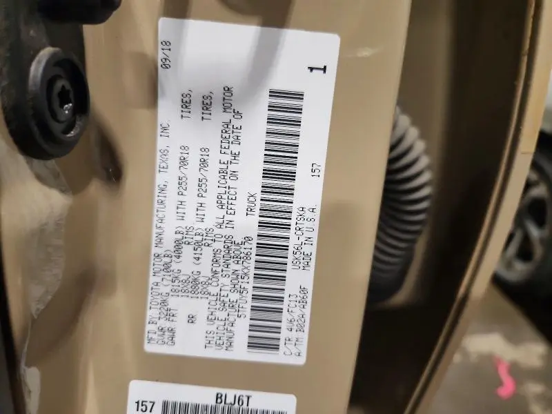 2019 TOYOTA TUNDRA DOUBLE CAB SR  