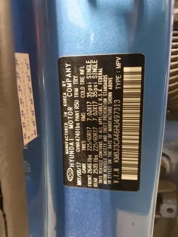 2017 HYUNDAI TUCSON LIMITED  