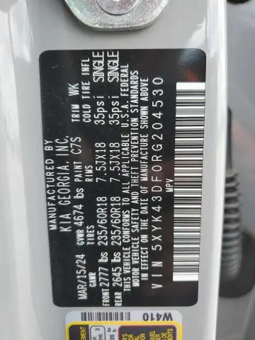 2024 KIA SPORTAGE SX  