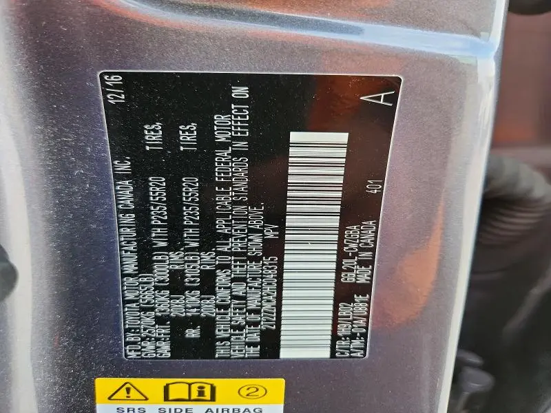 2017 LEXUS RX 350 BASE  