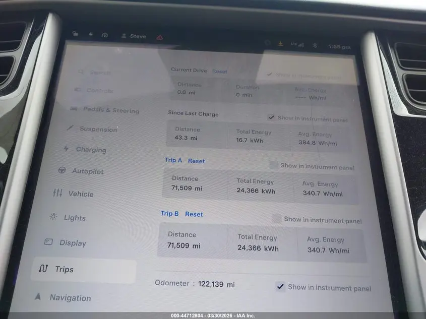 2018 TESLA MODEL S 100D/75D/P100D