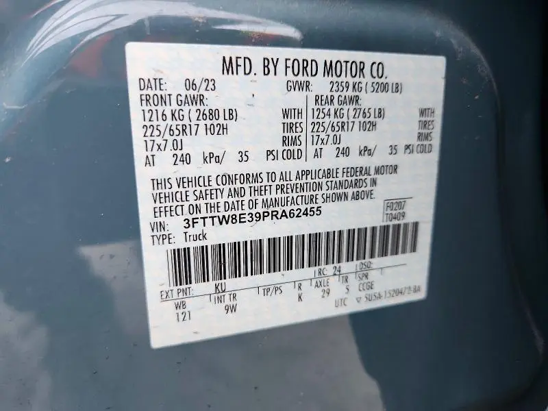 2023 FORD MAVERICK XL  