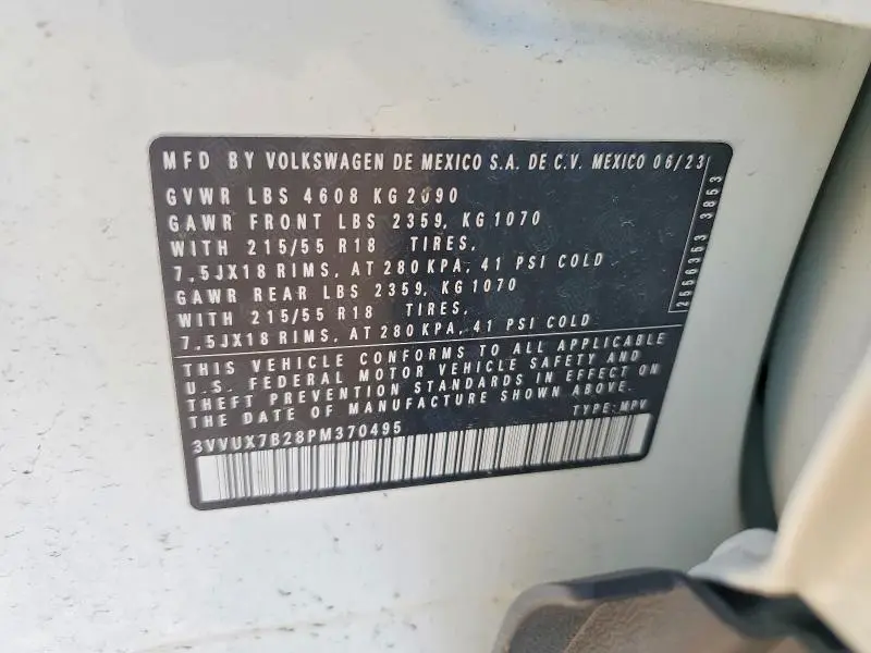 2023 VOLKSWAGEN TAOS SE  