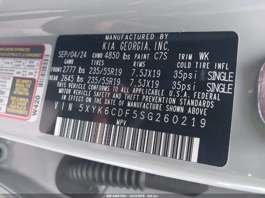 2025 KIA SPORTAGE X-LINE