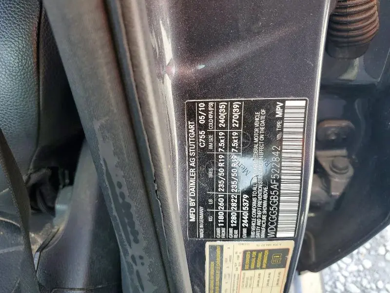 2010 MERCEDES-BENZ GLK 350  