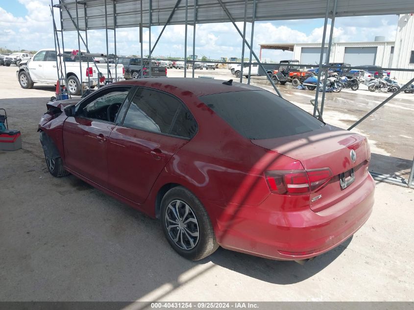 2016 VOLKSWAGEN JETTA 1.4T S