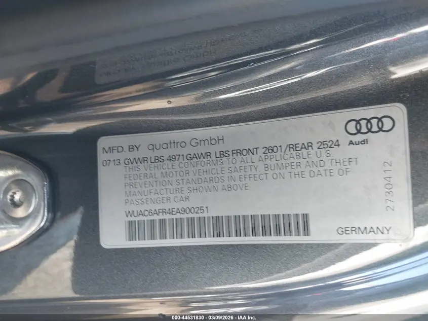 2014 AUDI RS 5 4.2
