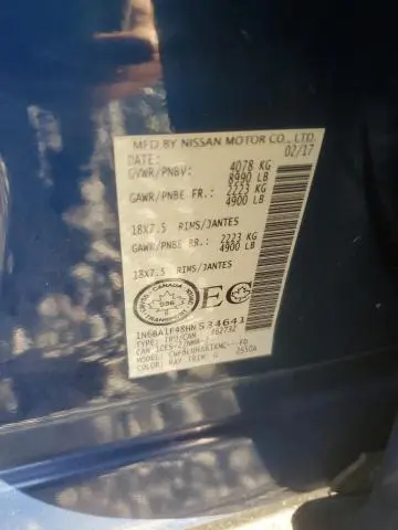 2017 NISSAN TITAN XD SL  